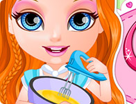 baby barbie cooking games