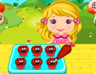 Baby Cooking Cupcakes