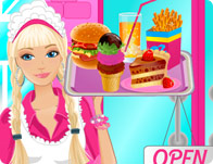 barbie cake cooking game