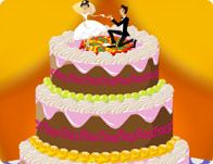 Bride Cake Decorating