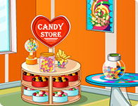 Candy store decoration