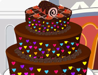 Colored Chocolate Cake