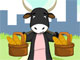 Cow Bread Dropping Game