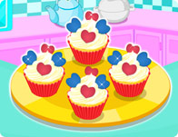 Cute Heart Cupcakes