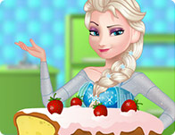 Elsa Cooking Pound Cake