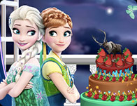 Frozen-Monster High Cake Decor