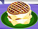 Grilled Ham Cheese Waffle Sandwiches