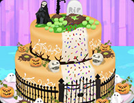 Halloween Special Cake Cooking