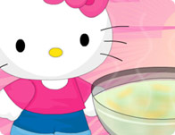 Hello Kitty Leek And Potato Soup