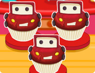 Lightning McQueen Cupcakes