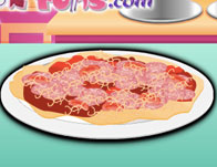 Make Salami Pizza