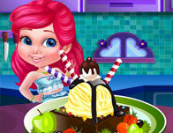 Princess Cooking Ice Cream