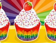 Rainbow Cupcakes