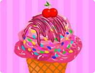 Yummy Pink Ice Cream